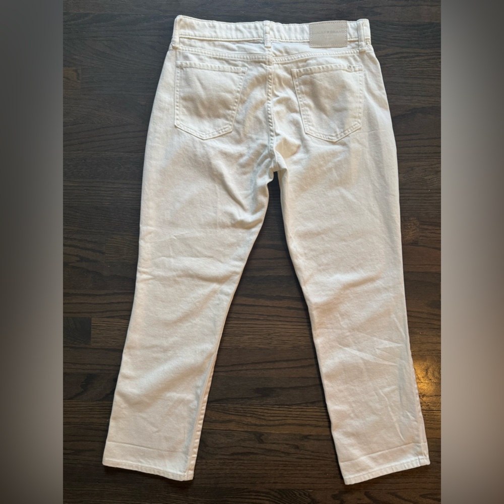 Lucky Brand Women's White Sweet Crop Jeans 8 EUC - Picture 2 of 6